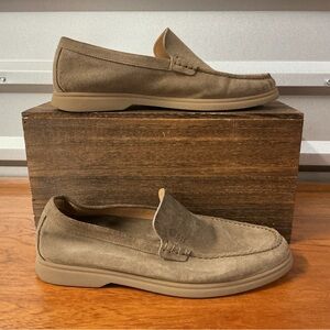 Boss By Hugo Boss Tan Sienne Suede Moc Slip On Loafer Size 43EU 10US